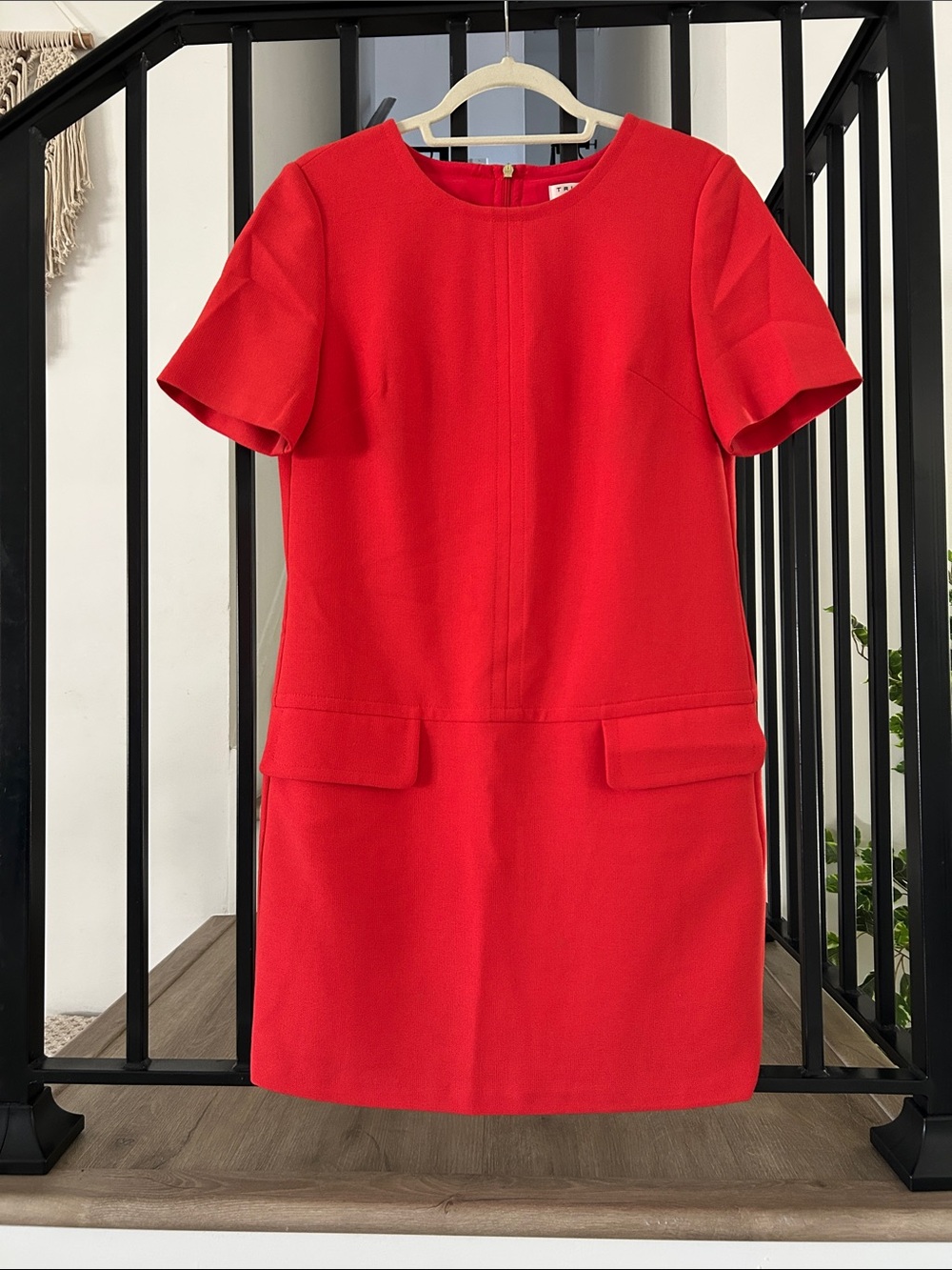 Trina Turk Red Mini Shift Dress